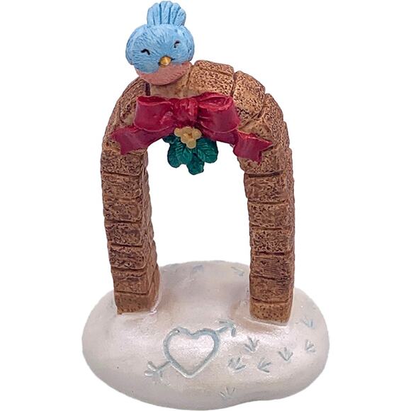 1996 Hallmark Merry Miniatures Bashful Mistletoe Premiere Event Ornament Set - Picture 3 of 12